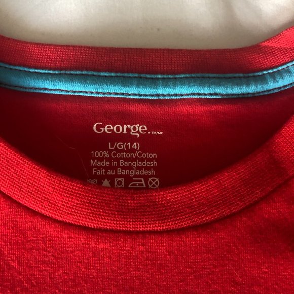 Boys Red Dragon T-Shirt Size Large(14) - Picture 3 of 3